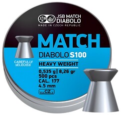 Diabolo JSB Match S100 500ks kal.4,48mm